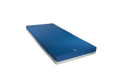 Drive Gravity 8 Long Term Care Pressure Redistribution Mattress, Elevated Perimeter, Medium — for Exercise and Therapy Floor Work