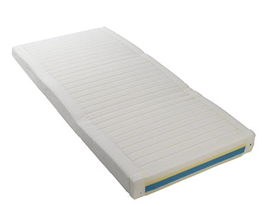 Drive Gravity 9 Long Term Care Pressure Redistribution Mattress, No Cut Out, 42"W x 84"L — for Exercise and Therapy Floor Work