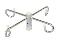 Drive Economy Removable Top I. V. Pole, 4 Hook Top, Chrome — for Medical Equipment in Clinical and Institutional Care