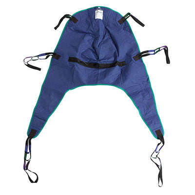 Drive Divided Leg Patient Lift Sling with Headrest — for Patient Lift & Stand Assists in Clinical and Institutional Care