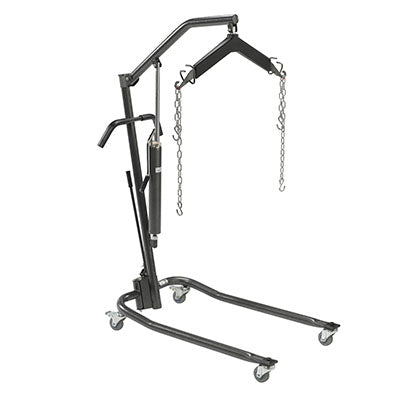 Drive Hydraulic Patient Lift, 6 Point Cradle, 3" Casters, Silver Vein — for Patient Lift & Stand Assists in Clinical and Institutional Care