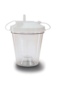 Drive Disposable Suction Canisters, 800CC, Pack of 12 — for Respiratory in Clinical and Institutional Care