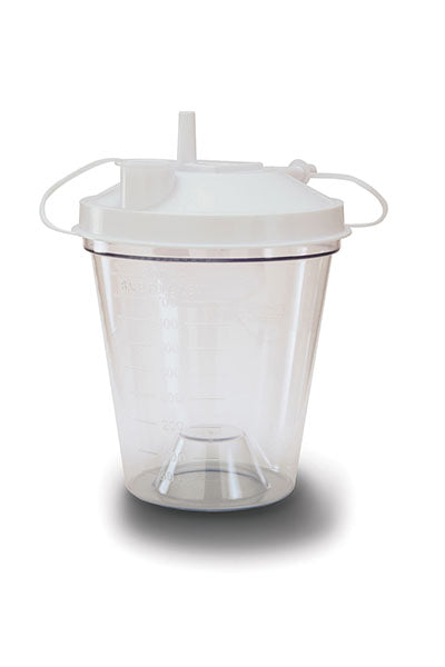 Drive Disposable Suction Canisters, 800CC, Pack of 12 — for Respiratory in Clinical and Institutional Care