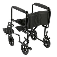 Drive Lightweight Transport Wheelchair, 19" Seat, Red — for Strength Training and Rehabilitation