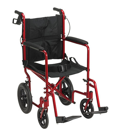 Drive Lightweight Expedition Transport Wheelchair with Hand Brakes — for Strength Training and Rehabilitation