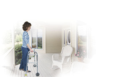 Drive Swivel Lock Walker Wheels, 5", 1 Pair — for Safe and Supported Mobility
