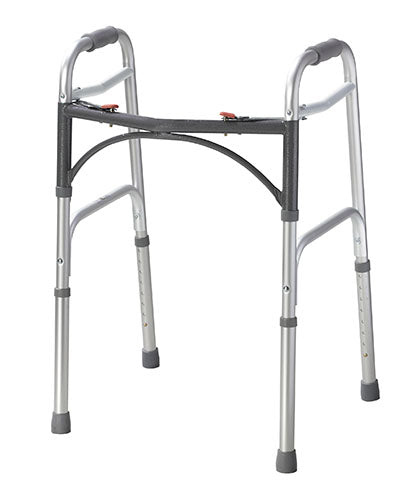 Drive Deluxe Two Button Folding Walker — for Safe and Supported Mobility