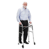 Drive Walker Glide Ski, Gray, 1 Pair — for Safe and Supported Mobility