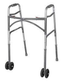 Drive Heavy Duty Bariatric Walker Wheels, 5", 1 Pair — for Safe and Supported Mobility