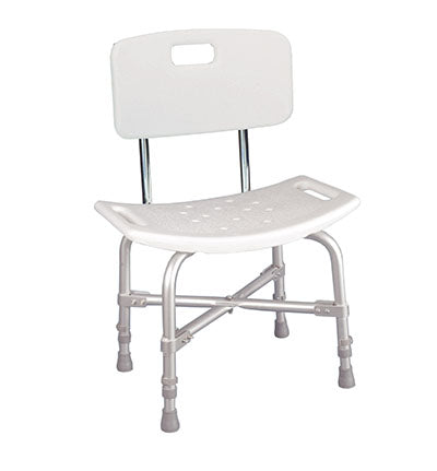Drive Bariatric Heavy Duty Bath Bench with Backrest — for Safe Bathing and Hygiene