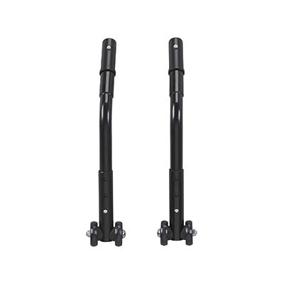 Drive Adjustable Universal Wheelchair Anti Tipper with Wheels, Black, 1 Pair — for Treatment and Examination Rooms
