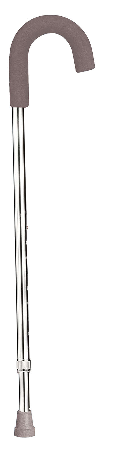 Drive Aluminum Round Handle Cane with Foam Grip — for Treatment and Examination Rooms