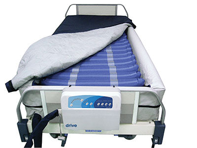Drive Med Aire Plus Defined Perimeter Low Air Loss Mattress Replacement System, with Low Pressure Alarm, 8" — for Exercise and Therapy Floor Work
