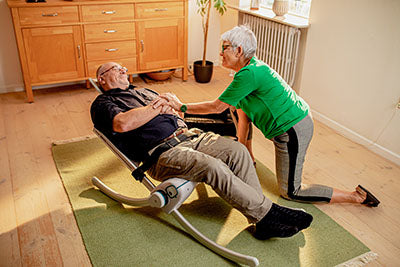 Liftup Raizer M, Manual Mobile Lifting Chair — for Patient Lift & Stand Assists in Clinical and Institutional Care