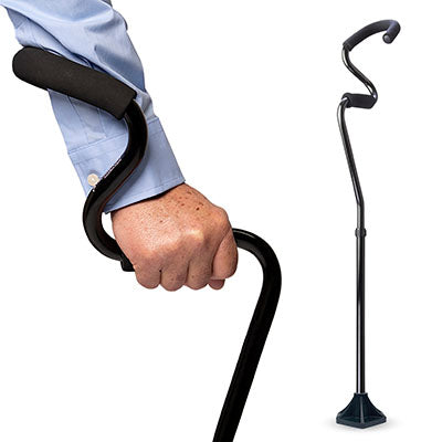 StrongArm Comfort Cane, Black, Each — for Treatment and Examination Rooms