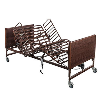 Drive Lightweight Full Electric Bariatric Homecare Bed, 80"L x 42"W — for Strength Training and Rehabilitation