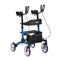 Drive Elevate Upright Walker, Blue — for Safe and Supported Mobility