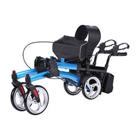 Drive Elevate Upright Walker, Blue — for Safe and Supported Mobility