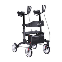 Drive Elevate Upright Walker, Blue — for Safe and Supported Mobility