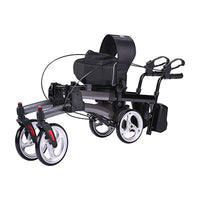 Drive Elevate Upright Walker, Blue — for Safe and Supported Mobility