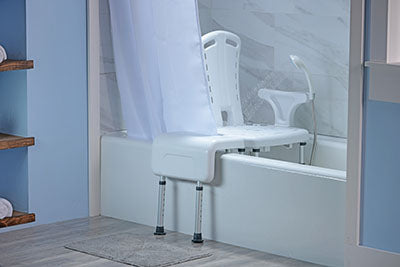 Drive PreserveTech Aquachair Transfer Accessory with Curtain Guard Protection — for Safe Bathing and Hygiene