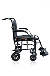 Feather Transport Chair with Handbrakes — for Mobility and Patient Transport