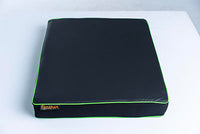 Feather HD Cushion, Green Piping, 22" — for Mobility and Patient Transport