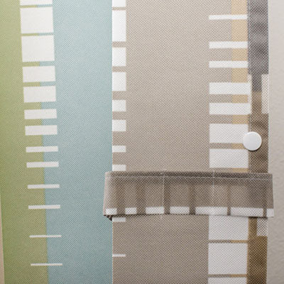 Covoc Disposable Privacy Curtains, Fjord Pattern, Case of 24 — for Privacy Screens and Curtains in Clinical and Institutional Care