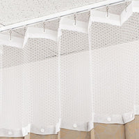 Covoc Snap Mesh Privacy Curtain Heading, 24" (for 9' Ceiling) — for Privacy Screens and Curtains in Clinical and Institutional Care