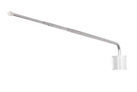 Covoc Wall Mount Privacy Screen with White Vinyl Curtain — for Privacy Screens and Curtains in Clinical and Institutional Care