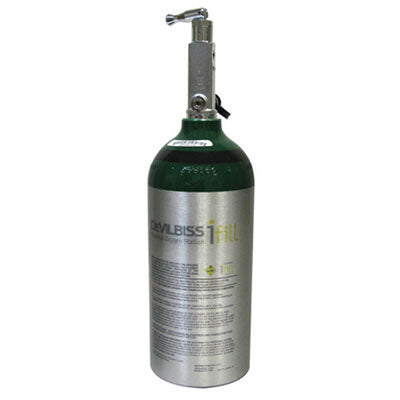 Drive DeVilbiss M6 iFill Cylinder with 870 Post Valve — for Respiratory in Clinical and Institutional Care