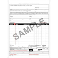 JJ Keller Straight Bill of Lading Form (Pack of 250)