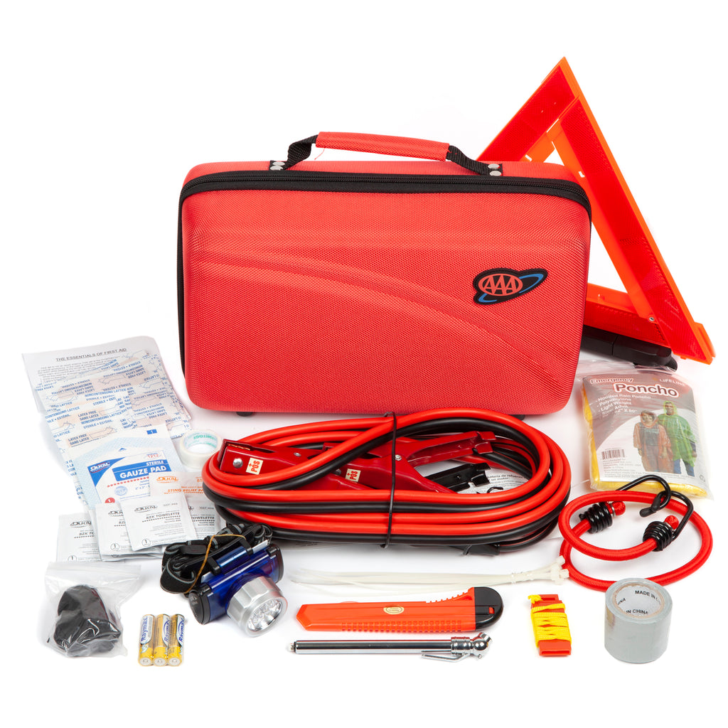 Lifeline AAA Executive Road Kit - 67-Piece Emergency Preparedness Set