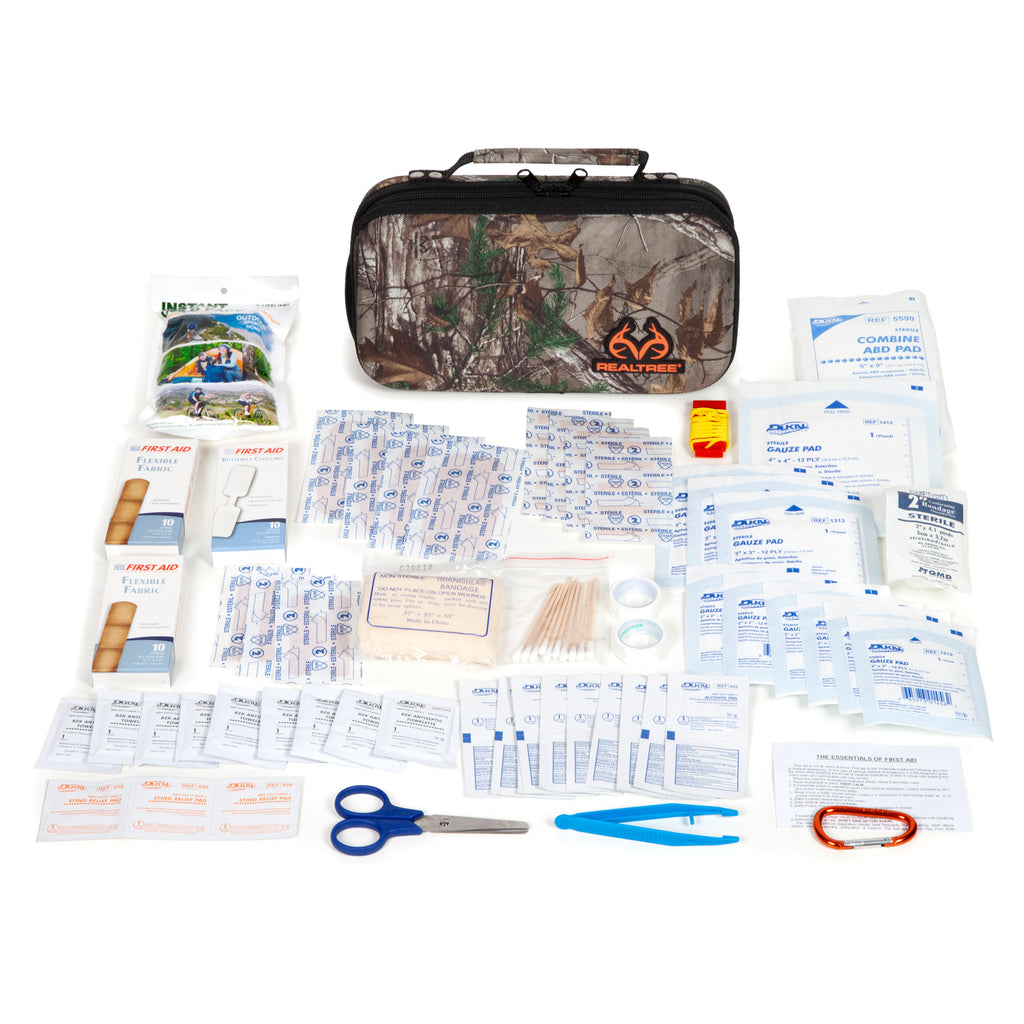 Lifeline First Aid 121-Piece Realtree Deluxe Hard-Shell Foam Trauma & First Aid Kit