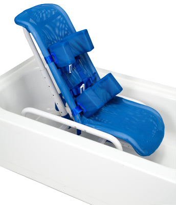 Generic Reclining bath chair with safety harness, small to 100 lb. — for Safe Bathing and Hygiene