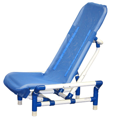 Generic Reclining bath chair with safety harness, large/x-large, beach Bubble Blue — for Safe Bathing and Hygiene