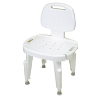Maddak Adjustable shower seat with back , no arms — for Treatment and Examination Rooms