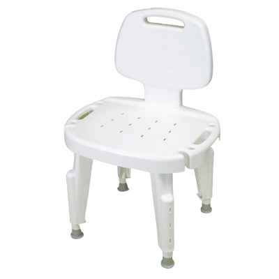 Maddak Adjustable shower seat with back , no arms — for Treatment and Examination Rooms
