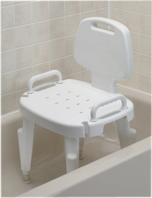 Maddak Adjustable shower seat with arms and back — for Treatment and Examination Rooms