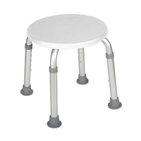 Drive Adjustable Height Bath Stool, White — for Treatment and Examination Rooms