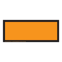 J.J. Keller Blank Orange Panel - Blank, 176 lb Polycoated Tagboard