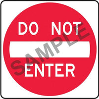 JJ Keller Do Not Enter Sign