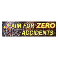 J.J. Keller Aim For Zero Accidents Safety Banner