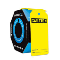 JJ Keller Caution: Blank - OSHA Safety Tag: Tags By-The-Roll