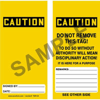 JJ Keller Caution: Blank - OSHA Safety Tag: Tags By-The-Roll