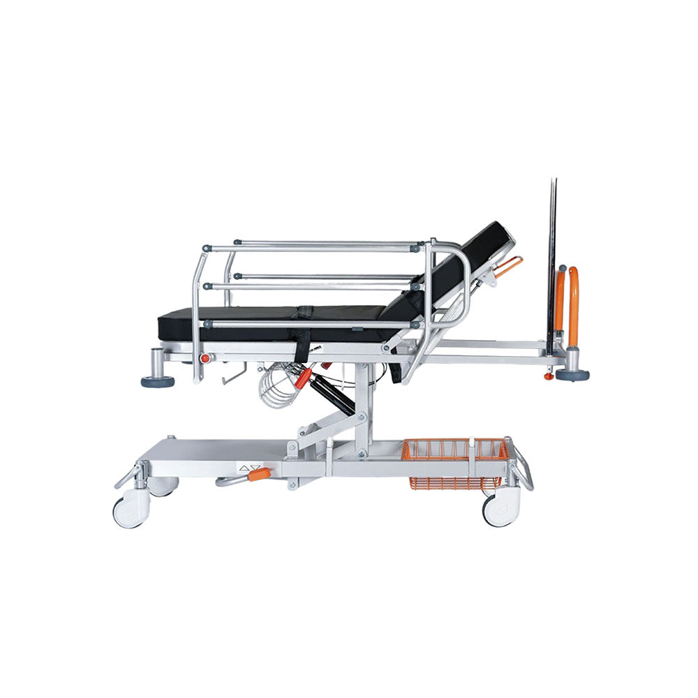 Nitrocare LILO SD01-P Hydraulic Pediatric Transport Stretcher with Full-Length Safety Rails and Trendelenburg