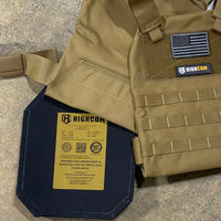 HighCom Striker 4S17M Level IV Multi-Curve NIJ 0101.06 Armor Plate – Complete Armor Piercing Protection