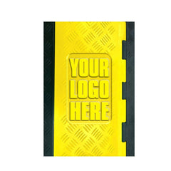 Checkers 5-Channel Guard Dog® Cable Protectors for 1.325" Lines, SafeRay™ Hi-Viz Green Lid/Black Base