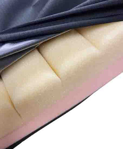 Global Medical Foam Visco Griptop Cushion with Fluid Resistant Cover, 18"W x 16"D x 3"H — for Mobility and Patient Transport