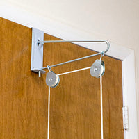 CanDo Overdoor Shoulder Pulley - Double Pulley with Door Bracket — for Organized Equipment Storage